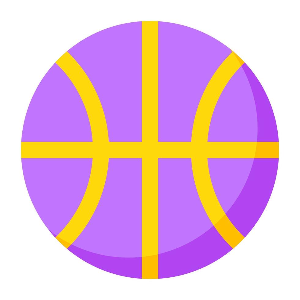 ícone de design editável de basquete vetor