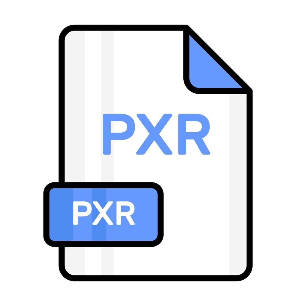 a surpreendente vetor ícone do pxr arquivo, editável Projeto