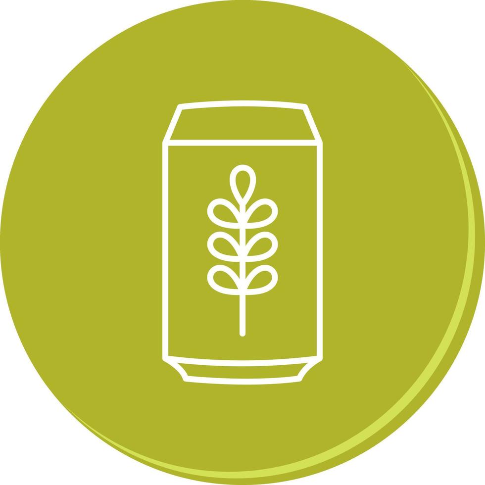 ícone de vetor de lata de cerveja