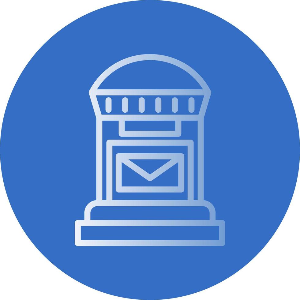 design de ícone vetorial de caixa postal vetor