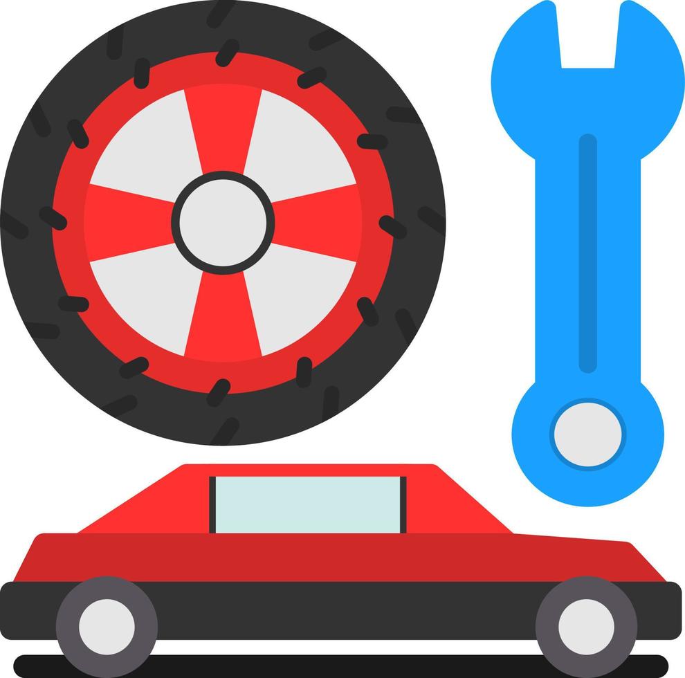 design de ícone de vetor de serviço de carro