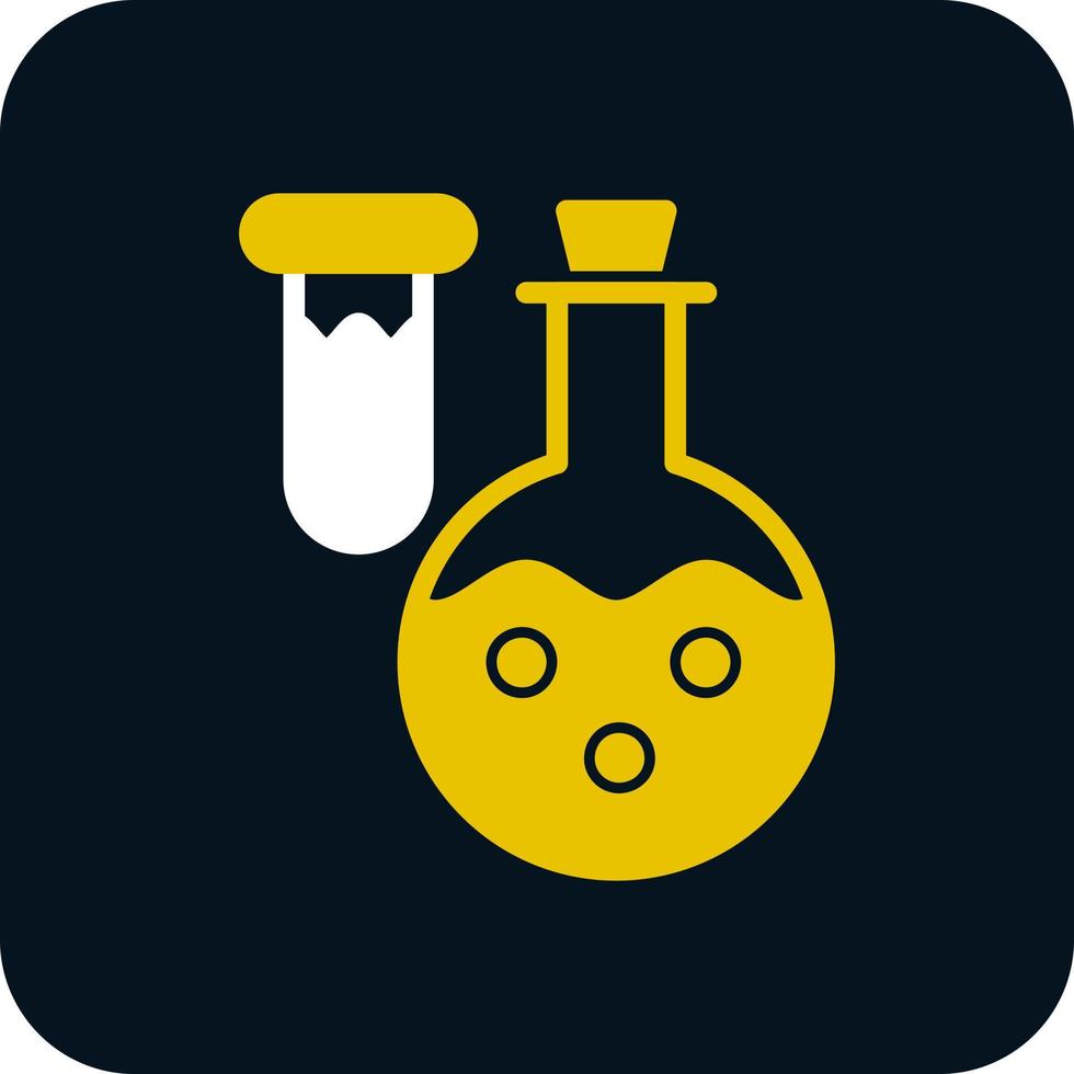design de ícone de vetor de análise química