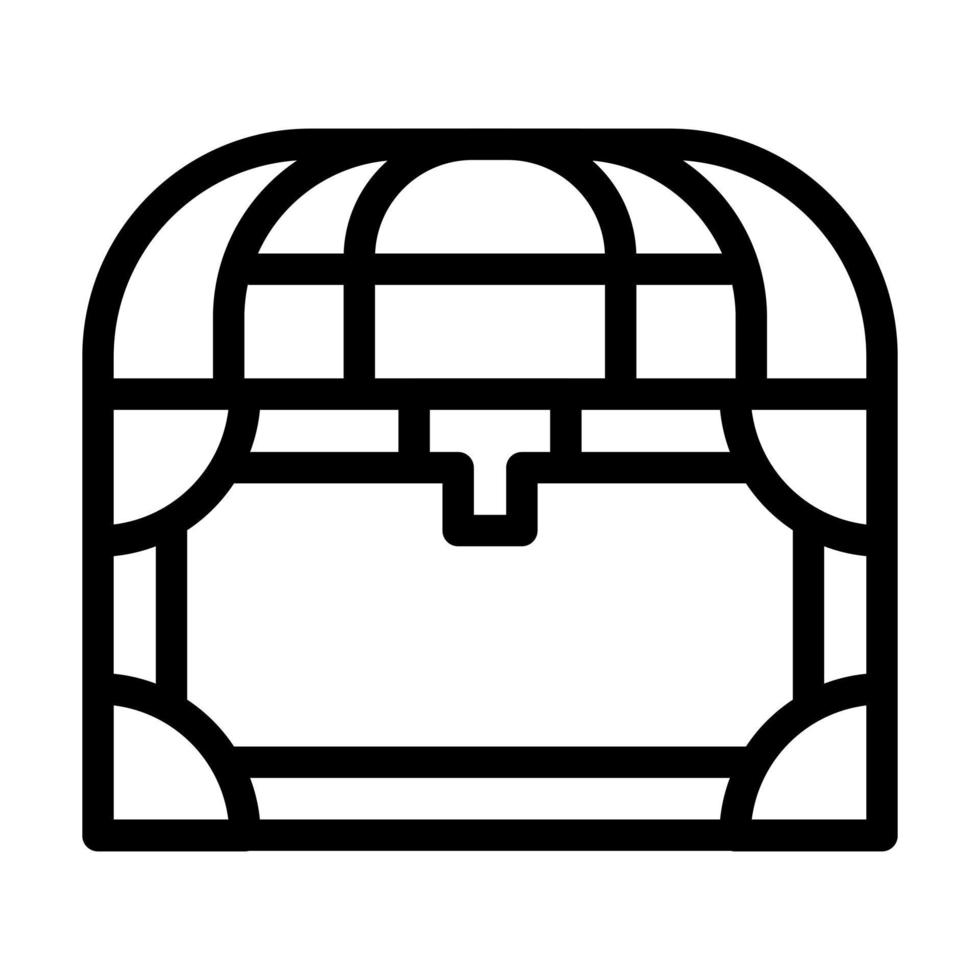 design de ícone do baú do tesouro vetor