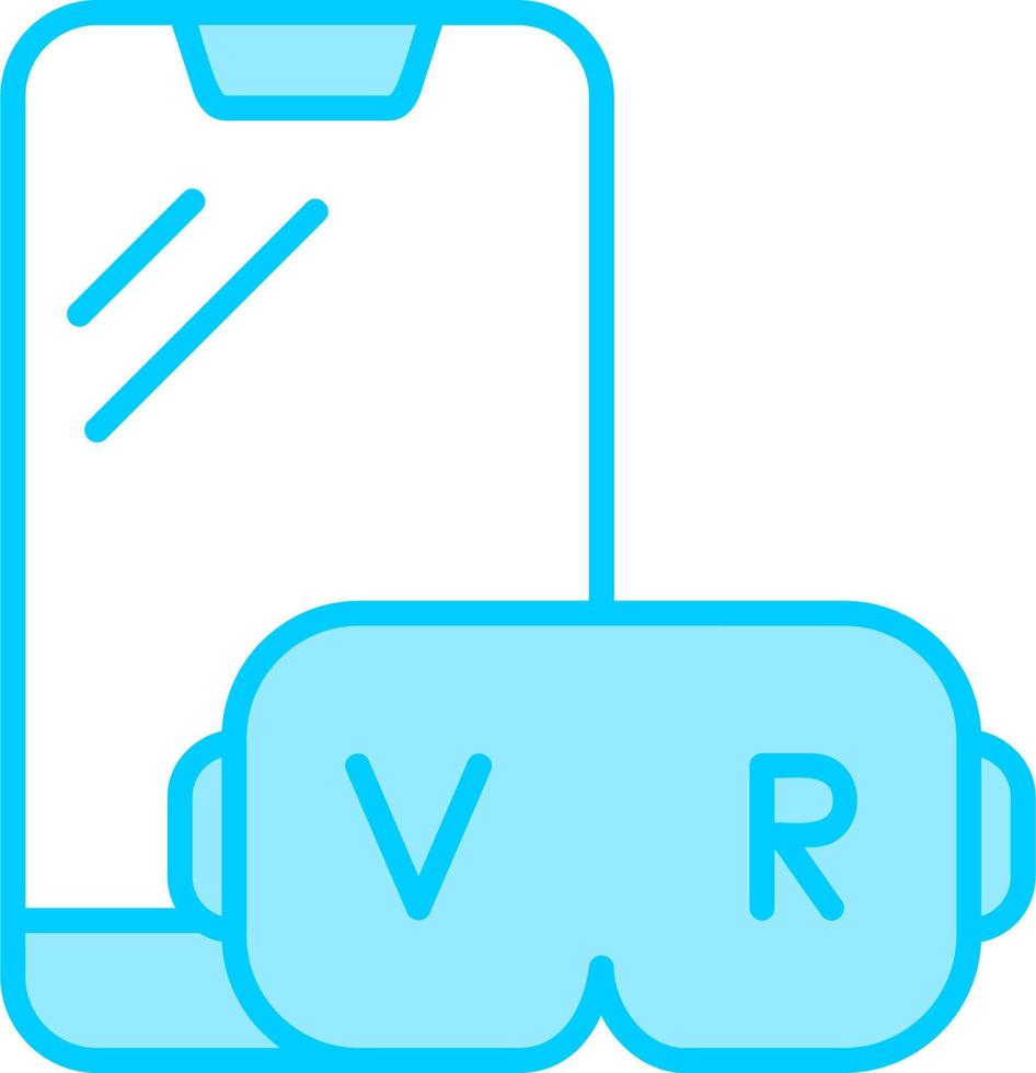 ícone de vetor de realidade virtual