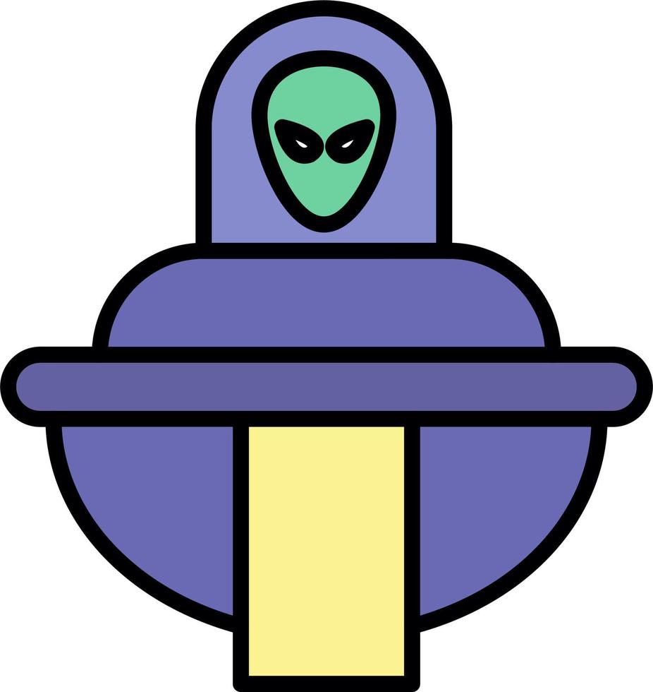 ícone de vetor de nave espacial