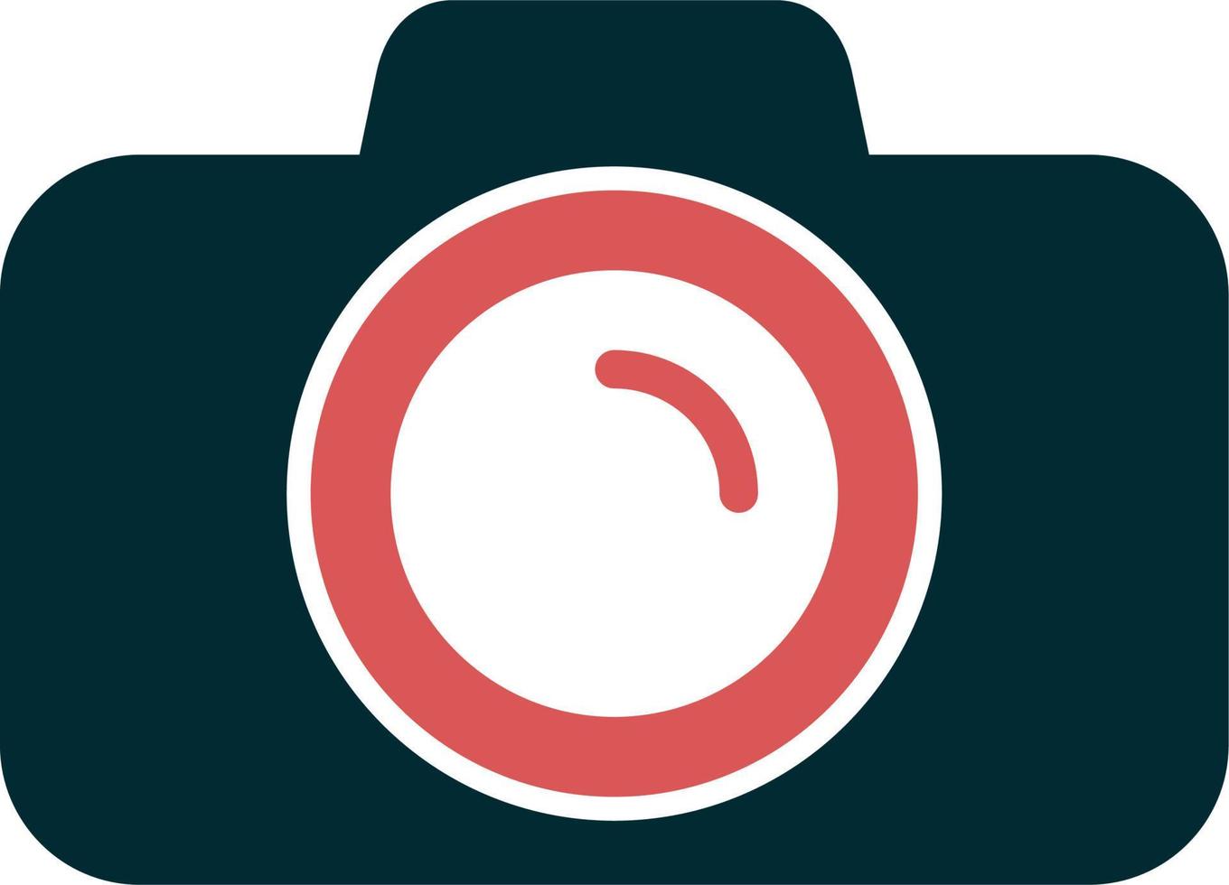 ícone de vetor de câmera fotográfica