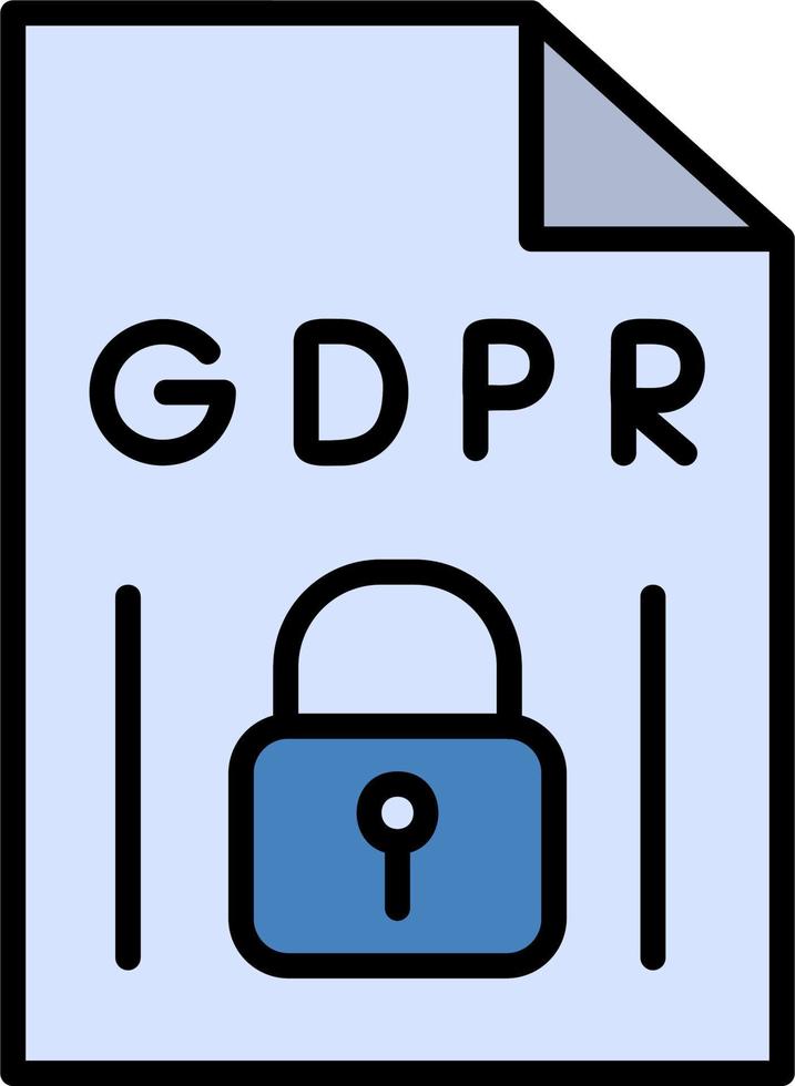 gdpr vetor ícone