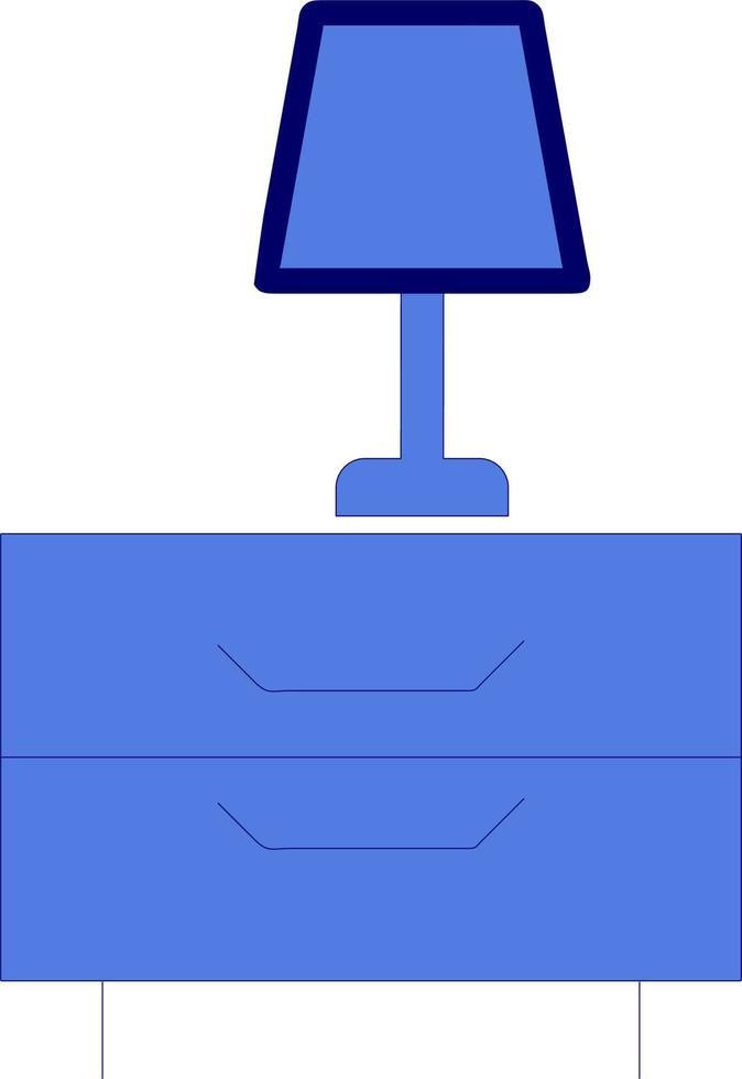 ícone de vetor de mesa de candeeiro