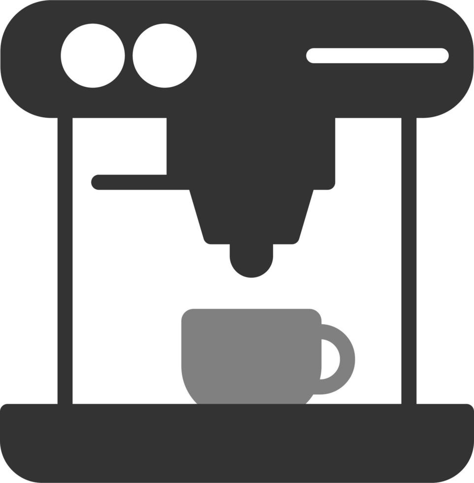 ícone de vetor de máquina de café