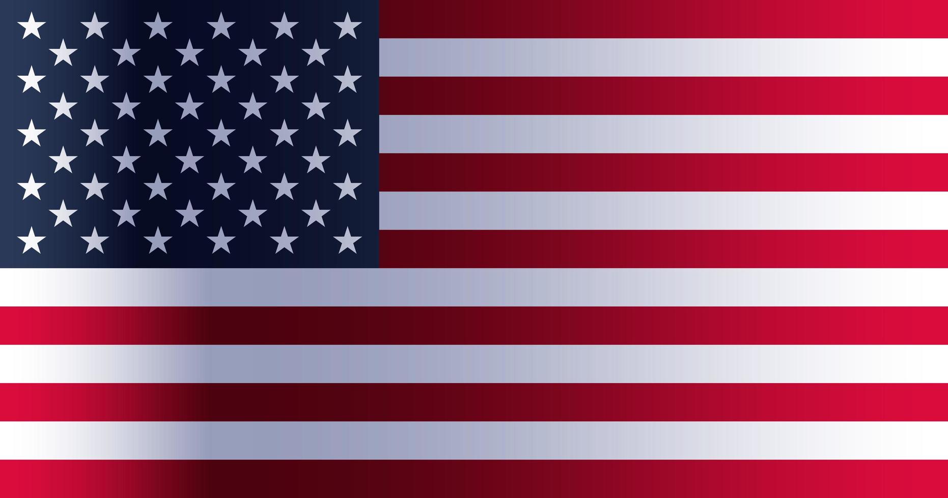dia da bandeira americana vetor