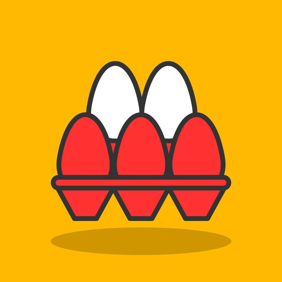 design de ícone de vetor de ovos