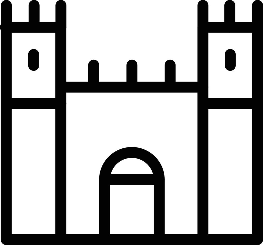 ilustração vetorial de castelo em ícones de símbolos.vector de qualidade background.premium para conceito e design gráfico. vetor