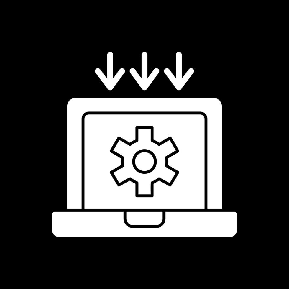 design de ícone de vetor de processamento de dados