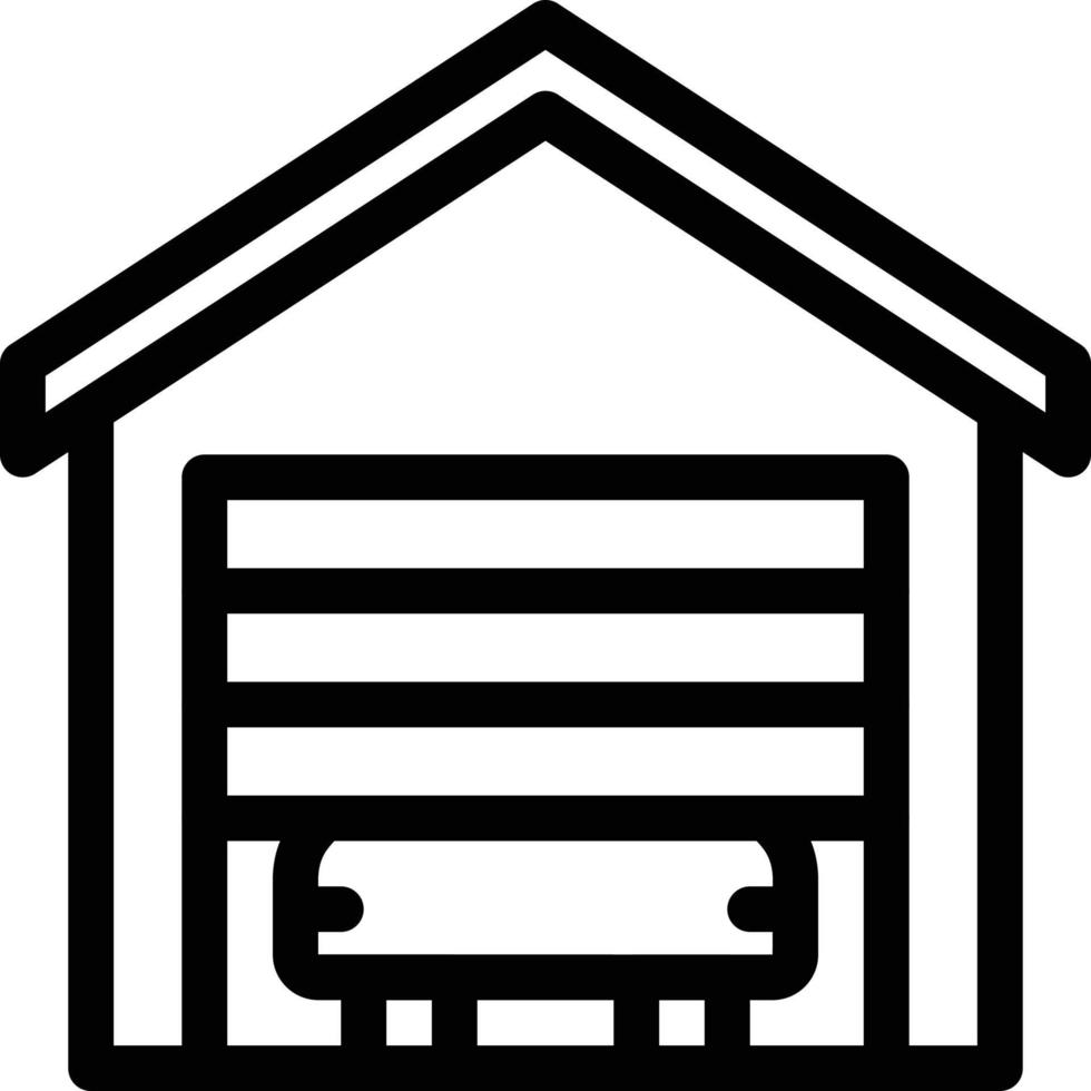 ilustração vetorial de garagem de carro em ícones de símbolos.vector de qualidade background.premium para conceito e design gráfico. vetor