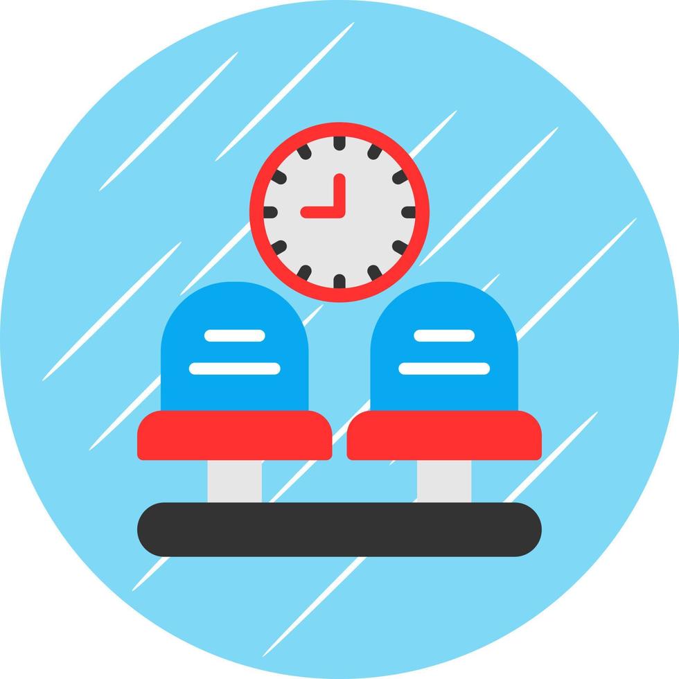 design de ícone de vetor de sala de espera