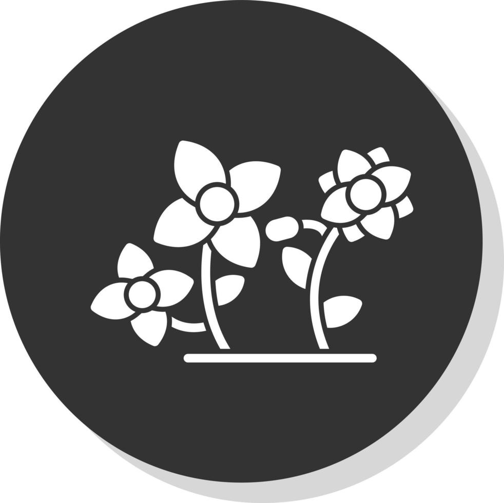design de ícone de vetor de flores