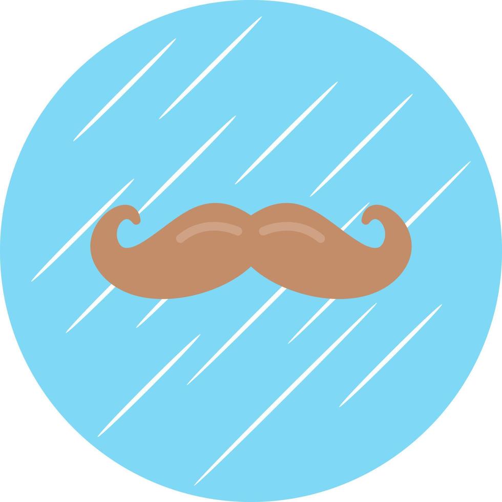 design de ícone de vetor de bigode