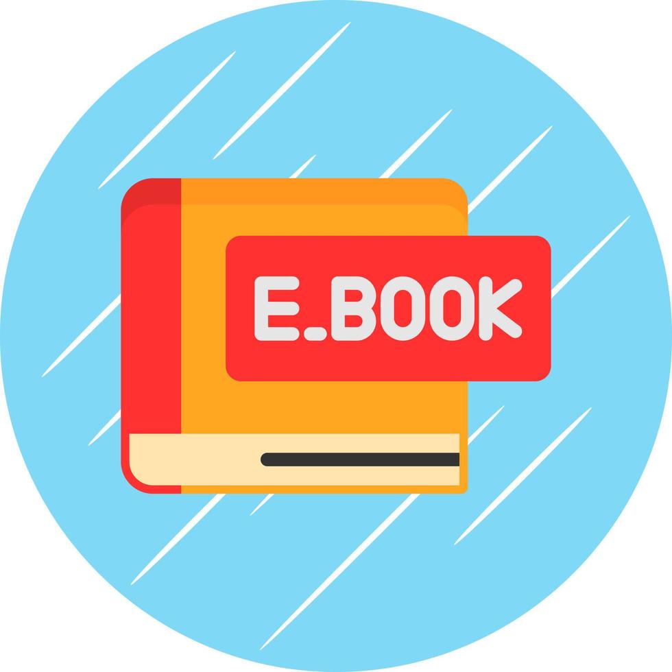 ícone de vetor de e-book