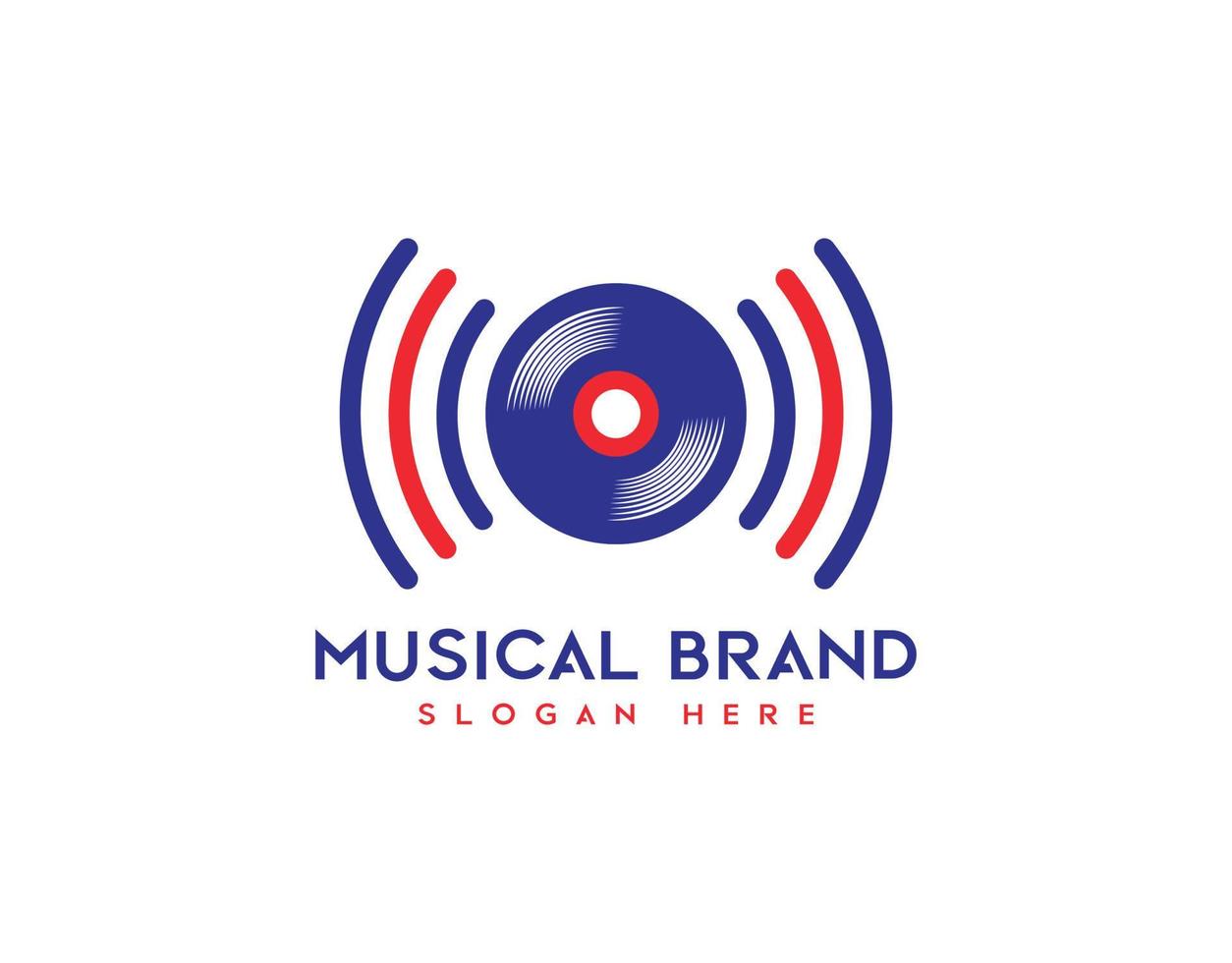 musical marca logotipo ou ícone placa símbolo vetor