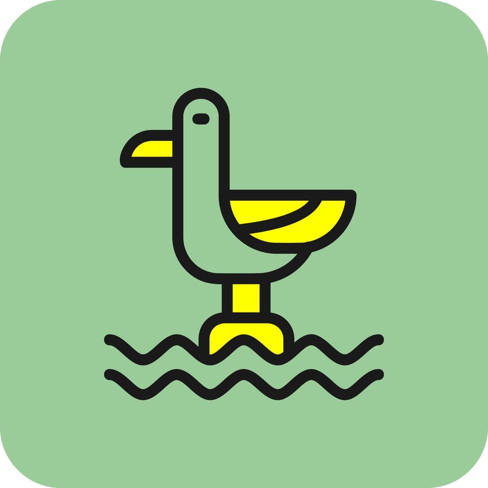 design de ícone de vetor de gaivota
