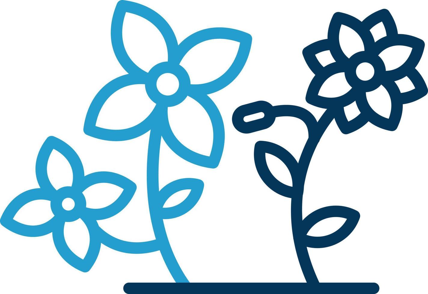 design de ícone de vetor de flores
