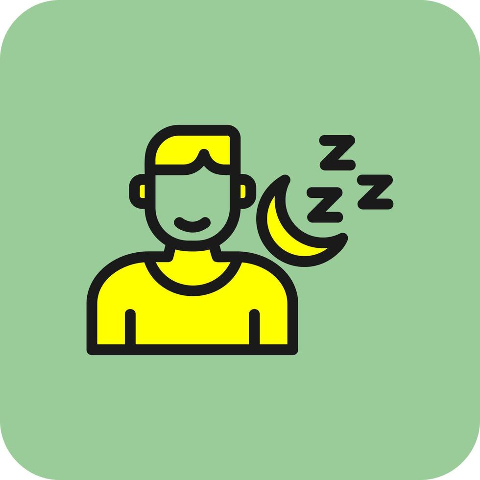 design de ícone de vetor de narcolepsia
