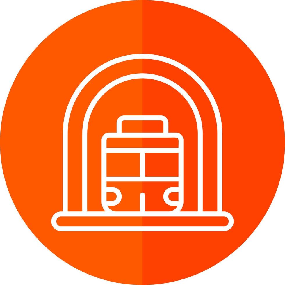 design de ícone de vetor de metrô
