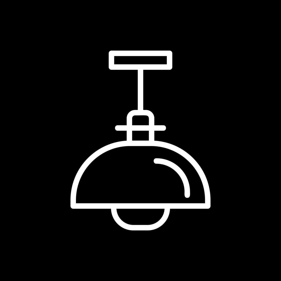 design de ícone de vetor de lâmpada pendurada
