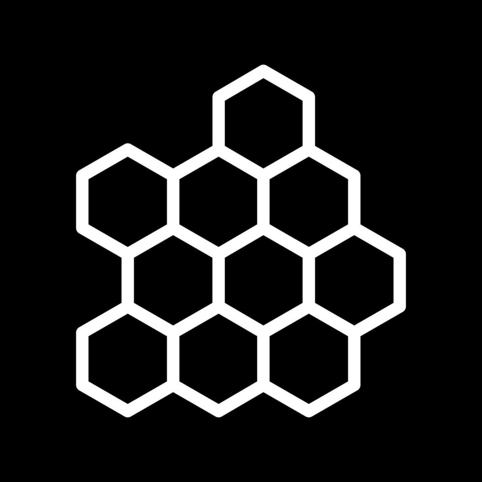 design de ícone vetorial de favo de mel vetor