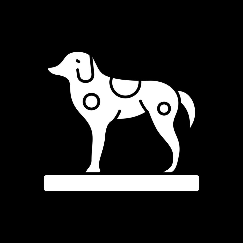 design de ícone de vetor de cachorro