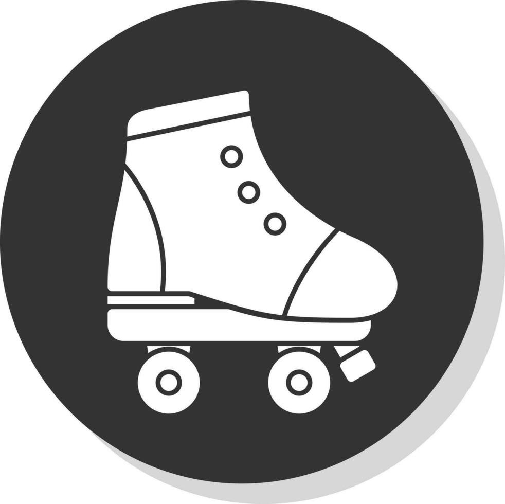 design de ícone de vetor de patins