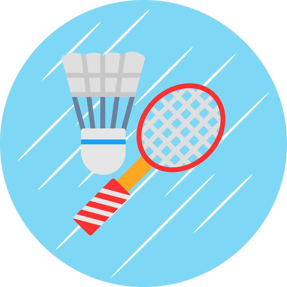 design de ícone de vetor de badminton