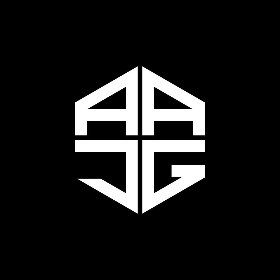 aajg carta logotipo criativo Projeto com vetor gráfico, aajg simples e moderno logotipo.