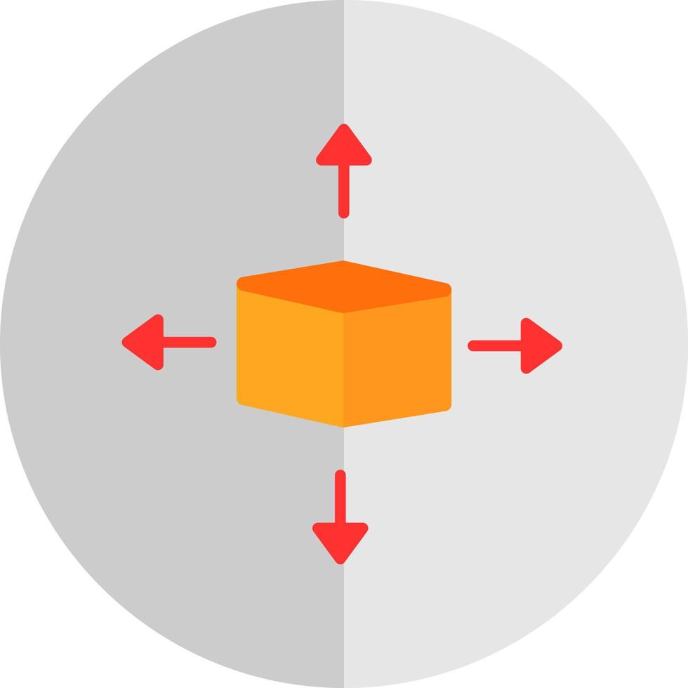 design de ícone de vetor de modelo 3D