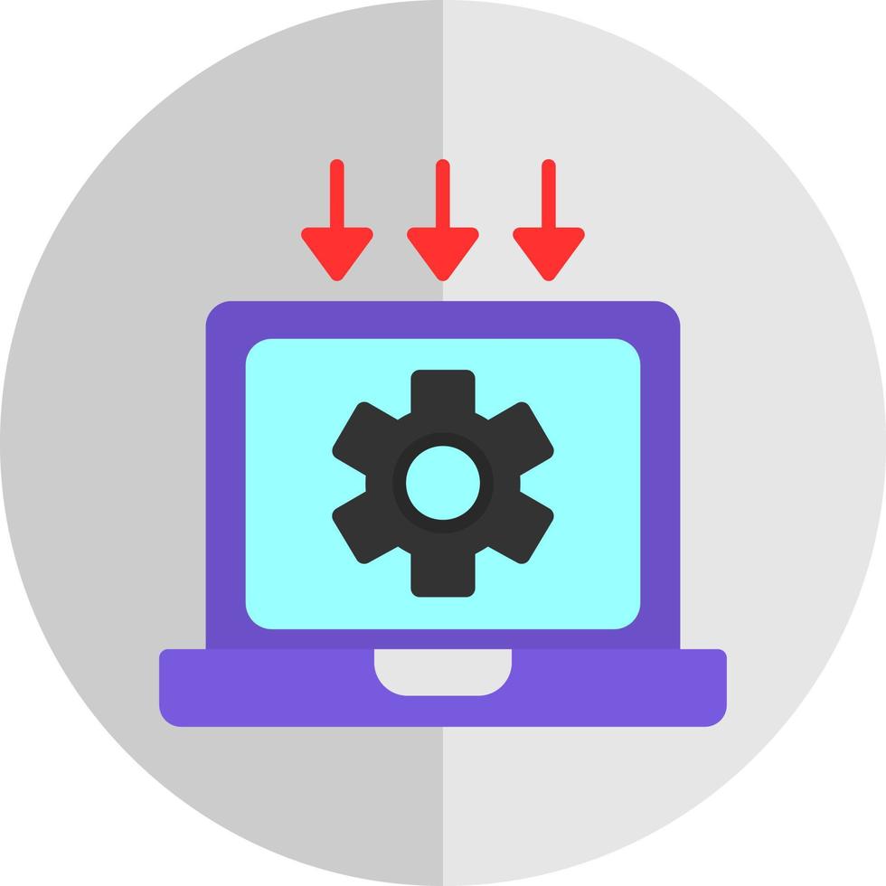 design de ícone de vetor de processamento de dados