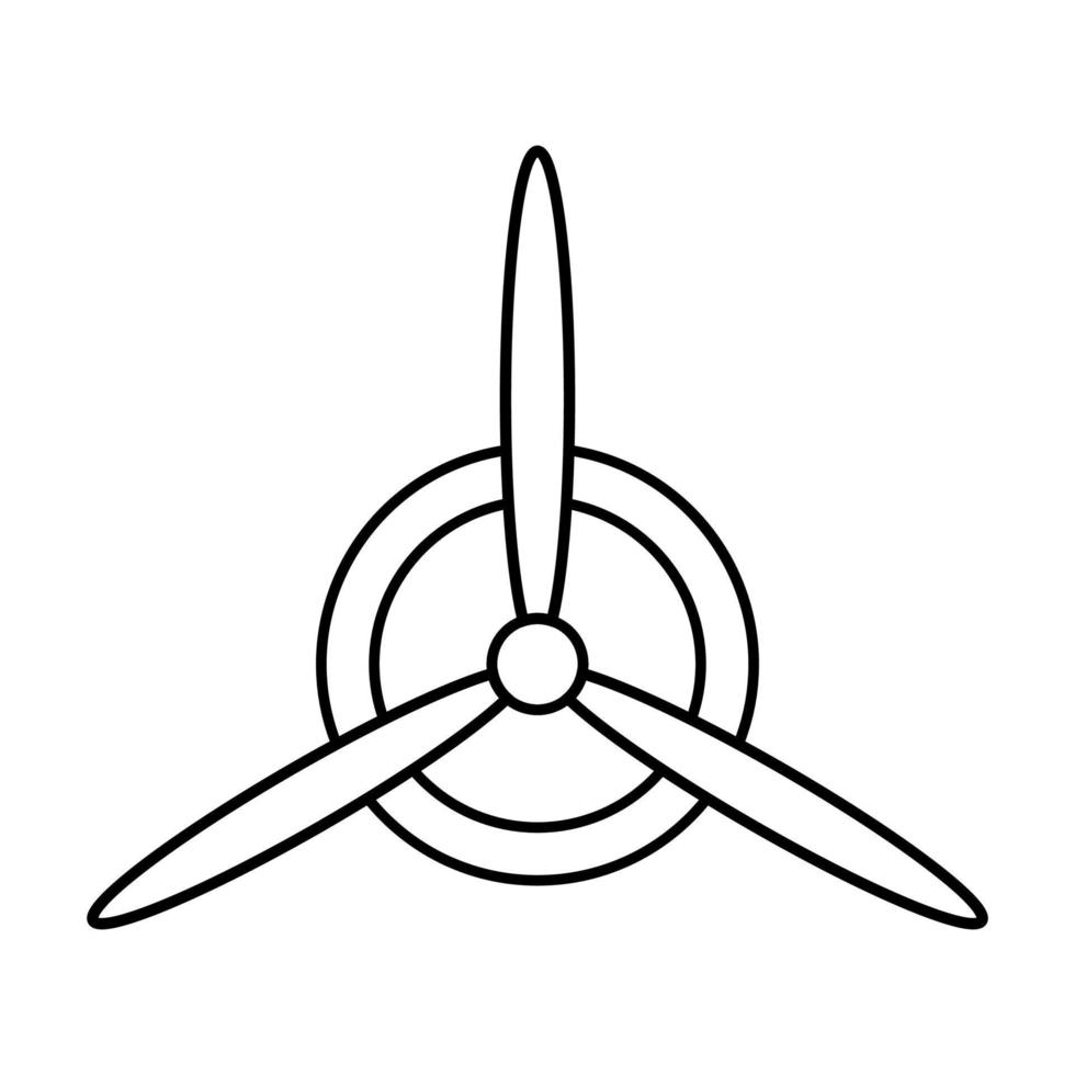 hélice do avião ícone vetor para gráfico projeto, logotipo, local na rede Internet, social meios de comunicação, Móvel aplicativo, ui ilustração