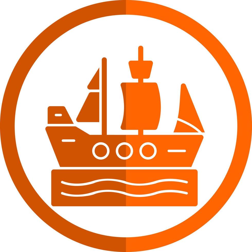 design de ícone de vetor de navio