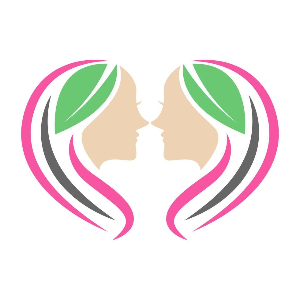 Gêmeos ícone logotipo Projeto vetor