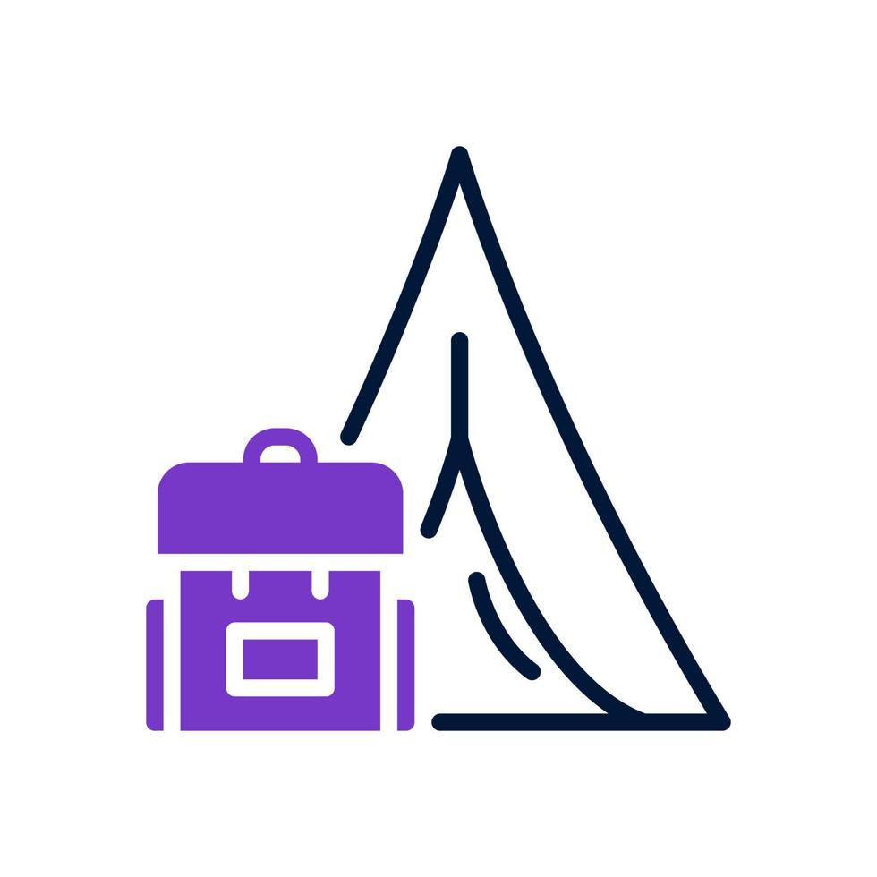 acampamento ícone para seu local na rede Internet projeto, logotipo, aplicativo, ui. vetor