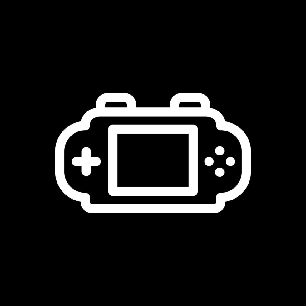design de ícone de vetor de console de jogo