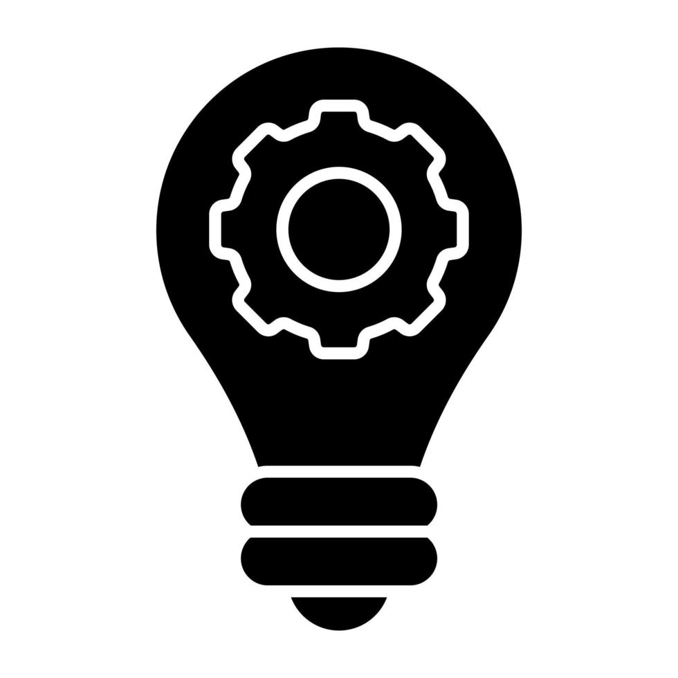 ícone de download premium de geração de ideias vetor