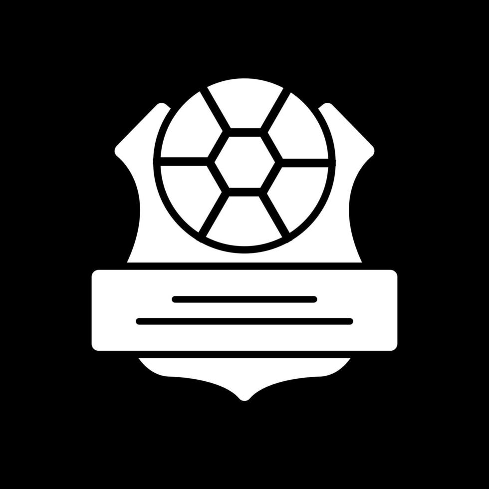 design de ícone de vetor de clube de futebol