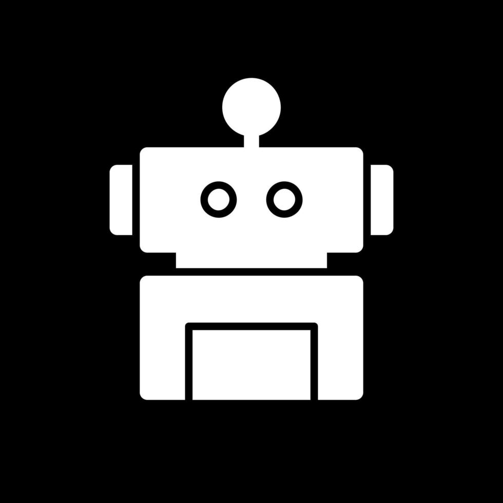 design de ícone de vetor de robótica