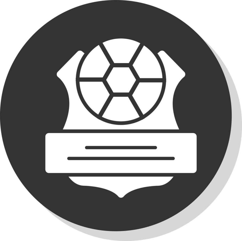 design de ícone de vetor de clube de futebol