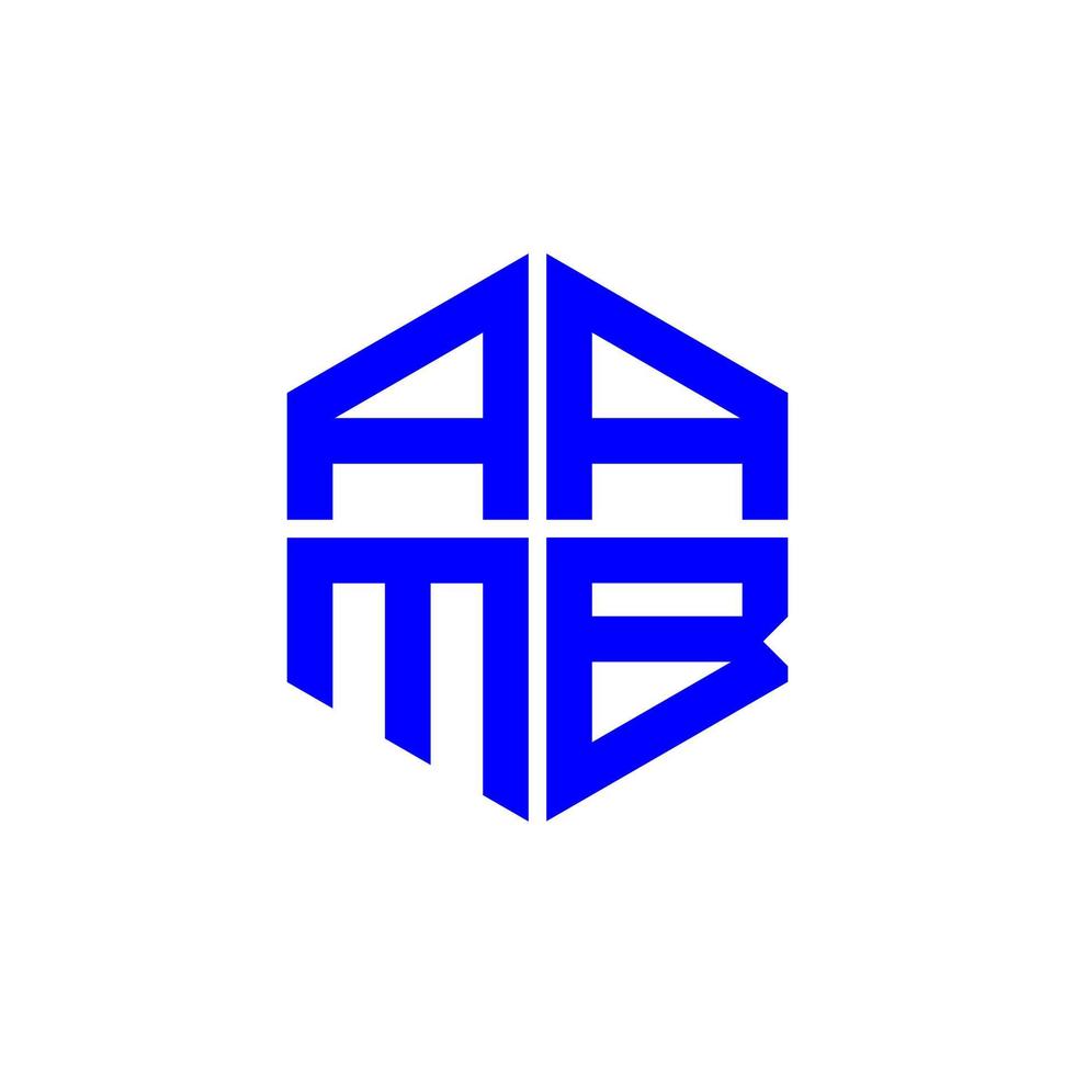 aamb carta logotipo criativo Projeto com vetor gráfico, aamb simples e moderno logotipo.