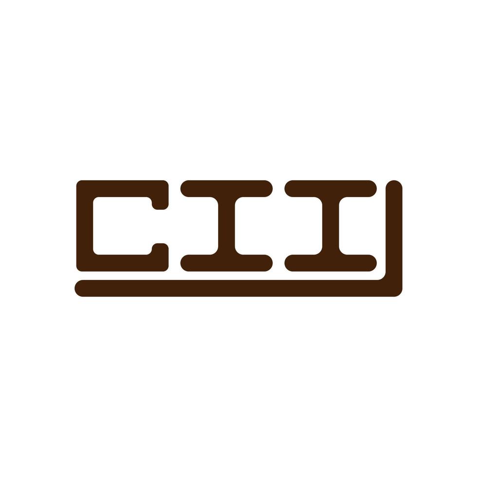 cii carta logotipo criativo Projeto com vetor gráfico, cii simples e moderno logotipo.