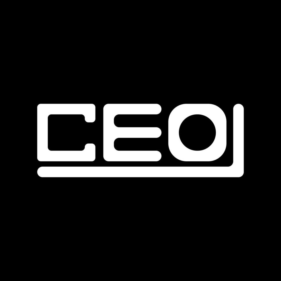 CEO carta logotipo criativo Projeto com vetor gráfico, CEO simples e moderno logotipo.