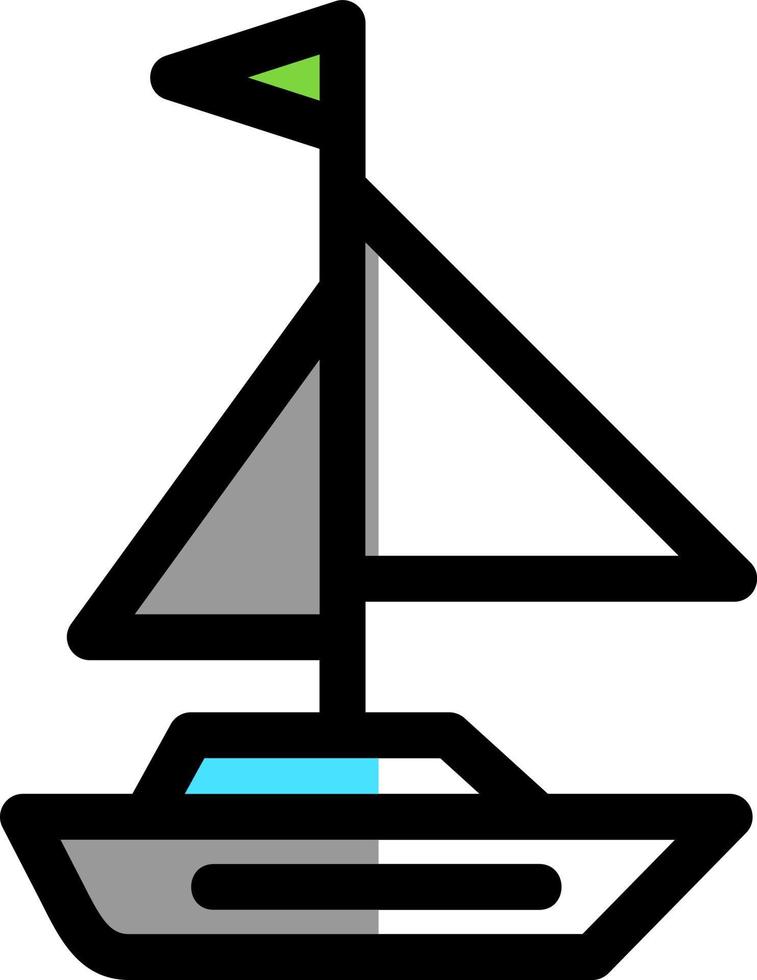 design de ícone de vetor de barco