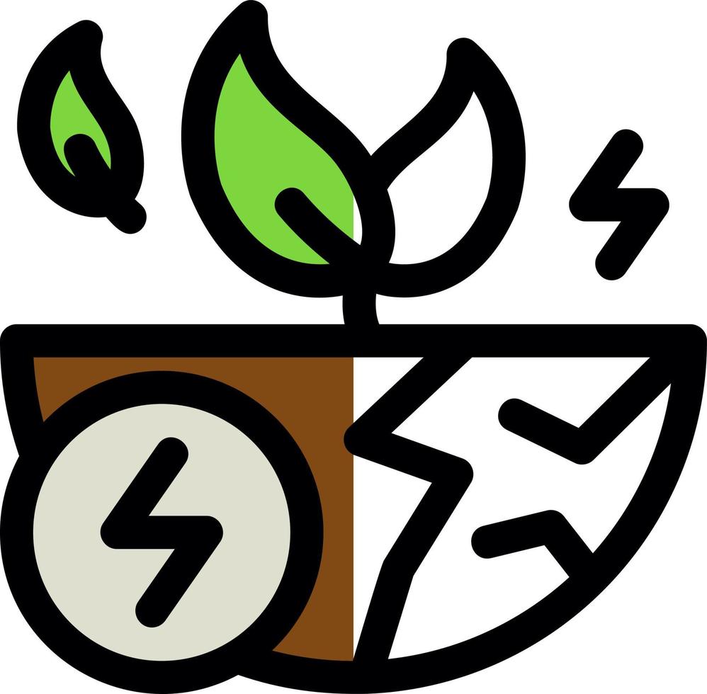 design de ícone de vetor de energia sustentável
