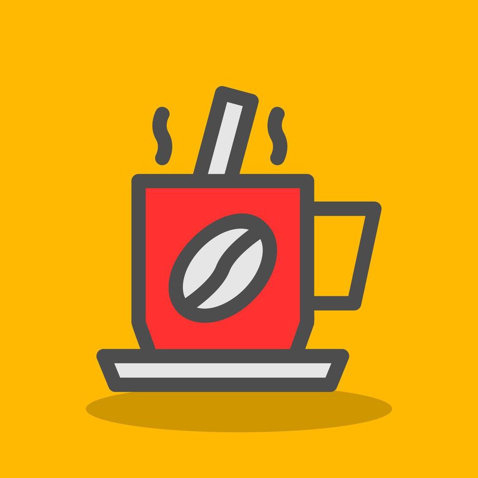 design de ícone de vetor de mistura de café